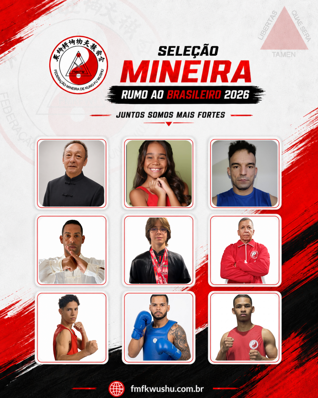 Primeiro grupo de nove atletas da Seleção Mineira
