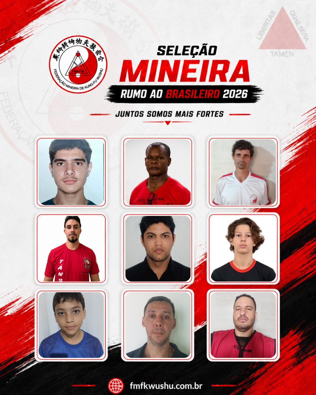 Segundo grupo de nove atletas da Seleção Mineira