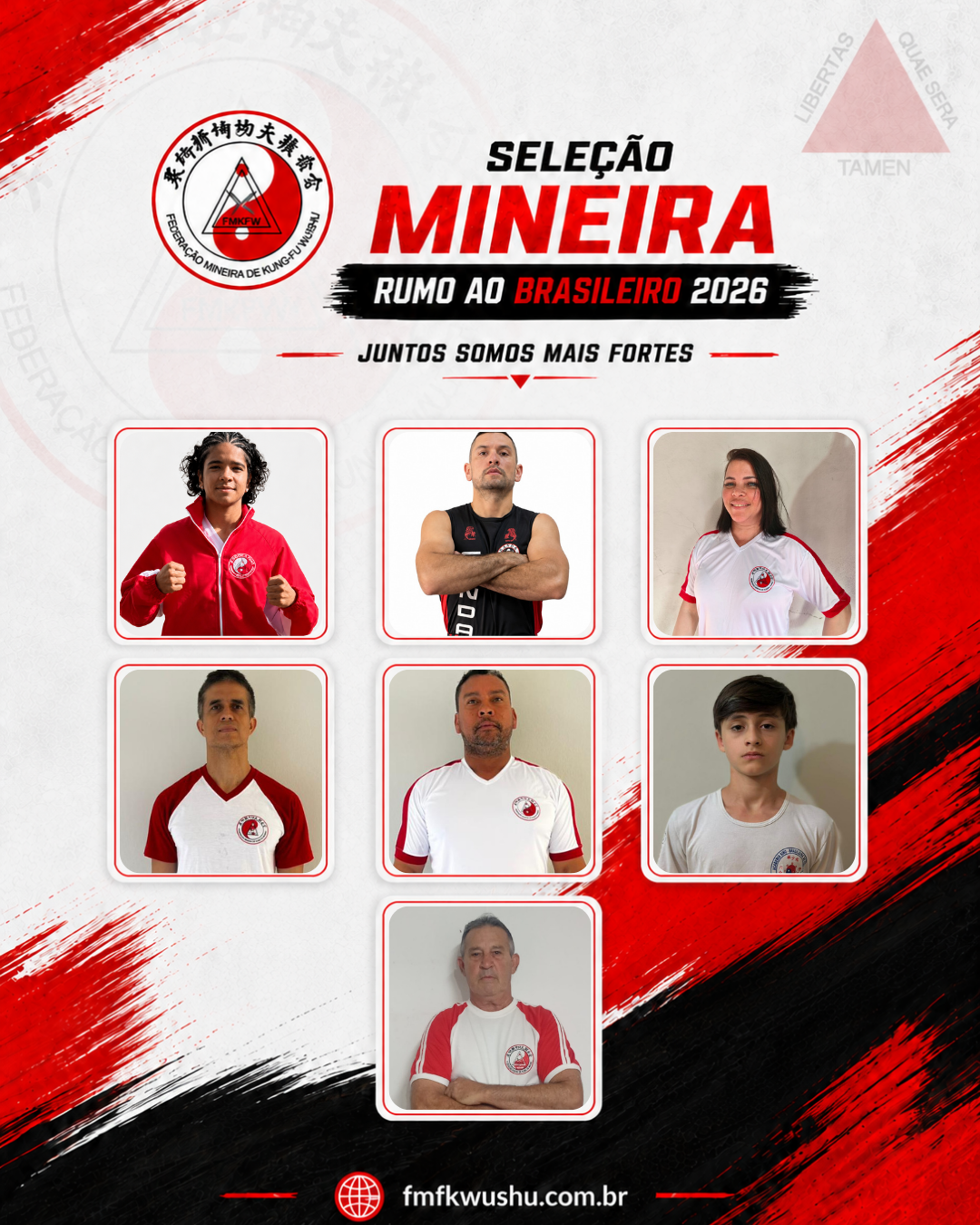 Terceiro grupo de sete atletas da Seleção Mineira